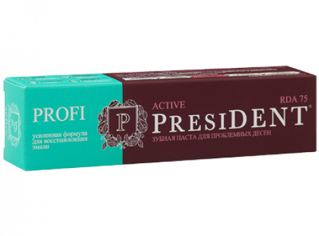 Зубная паста PRESIDENT®PROFI Active 50мл